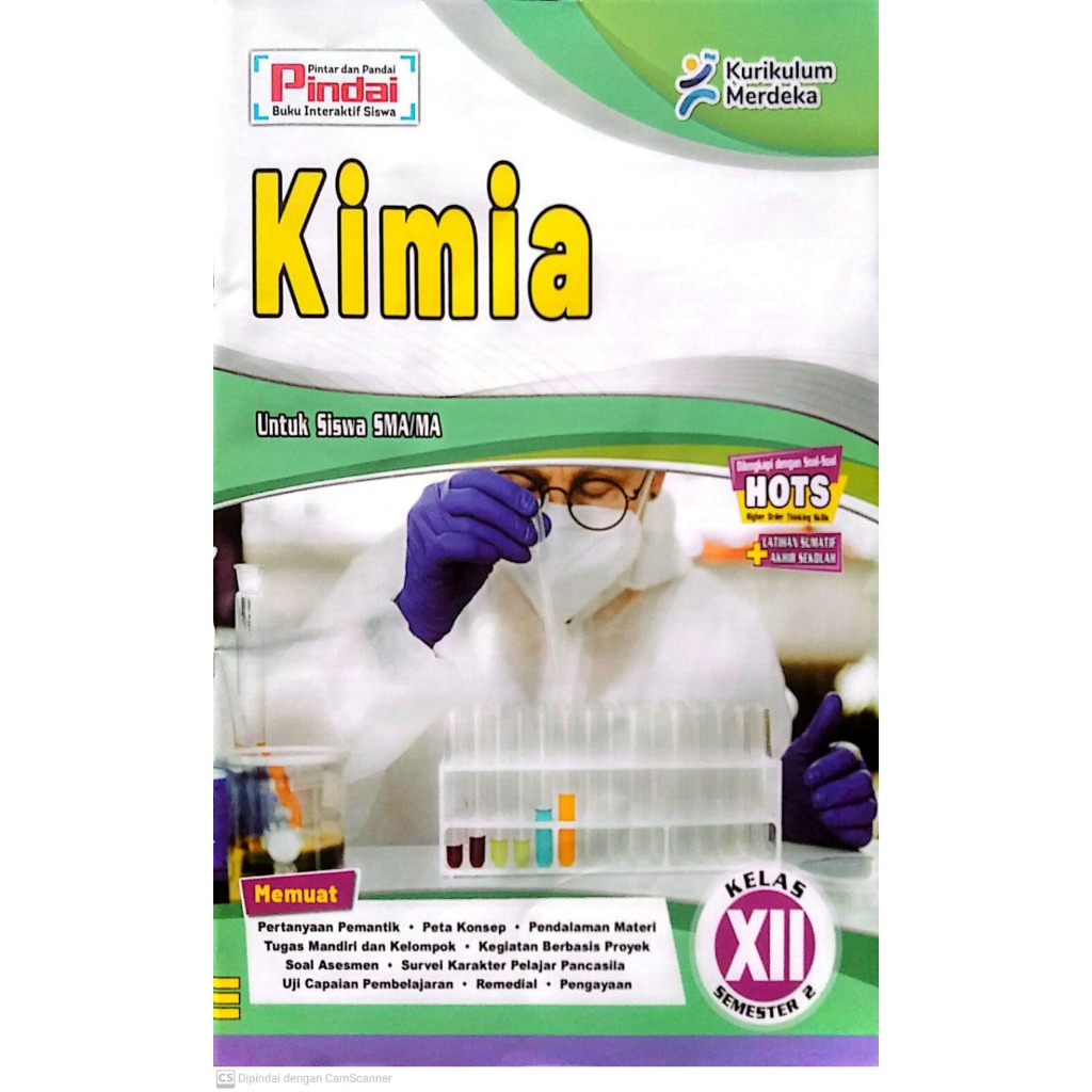 Buku LKS Kimia Kelas 12 SMA/MA Semester 2 Kurikulum Merdeka