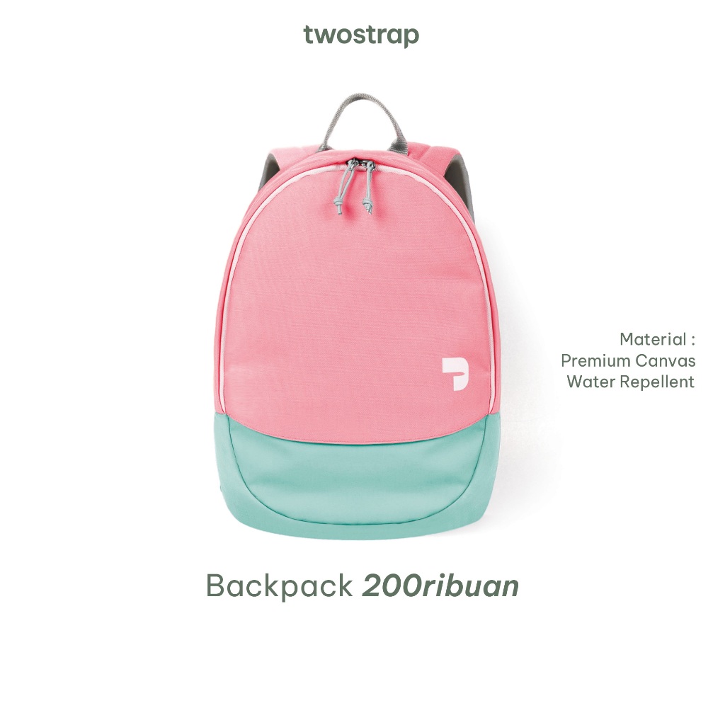 TWOSTRAP - Backpack 200ribuan - Tas Ransel Wanita Pria