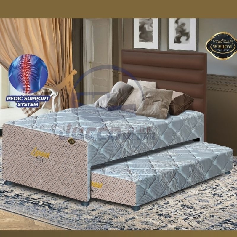 [ Jucco ] Bed Dorong Wisdom 2in1 Lexus Latex 120x200 - Bed Dorong Latex Murah - Bed Dorong Orthopedi