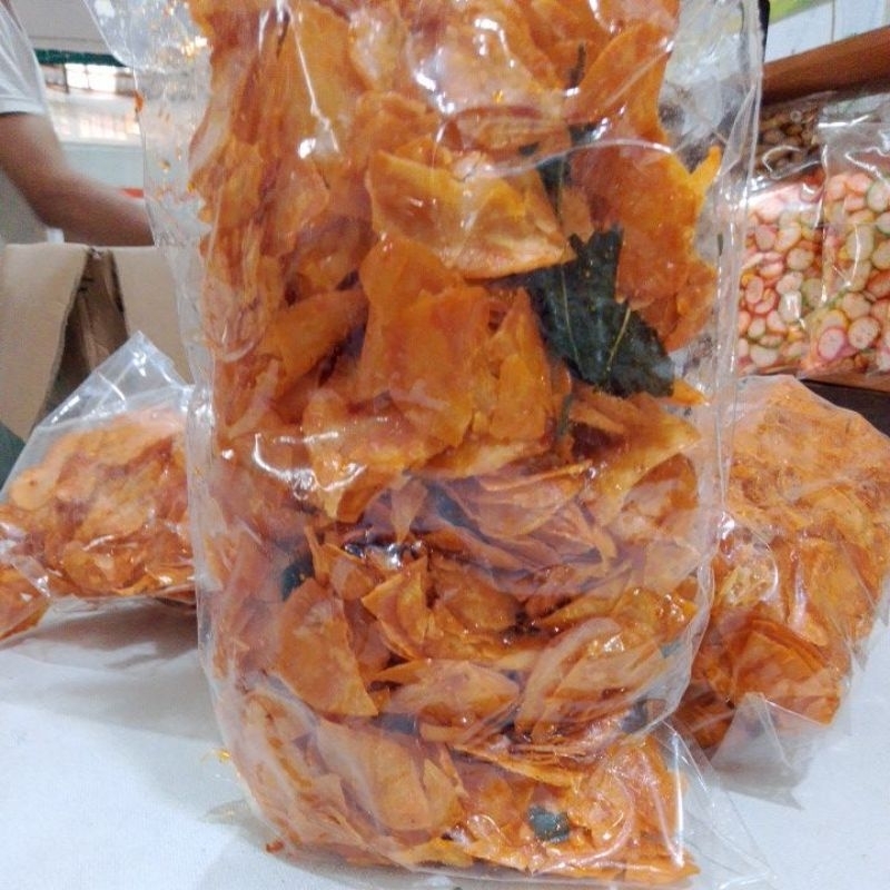 

Kripik singkong menor rujak