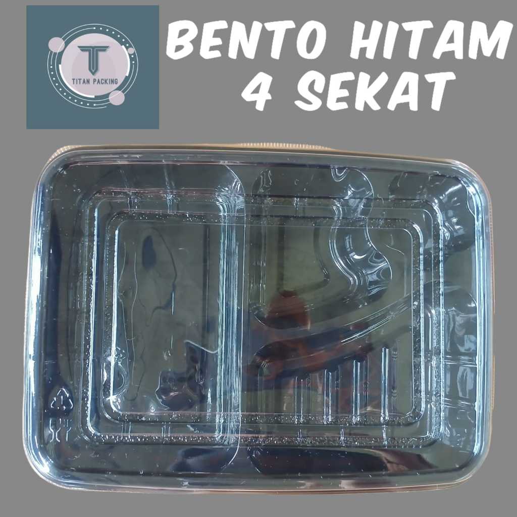 MIKA BENTO 4 SEKAT PET / TRAY BENTO 4 SEKAT