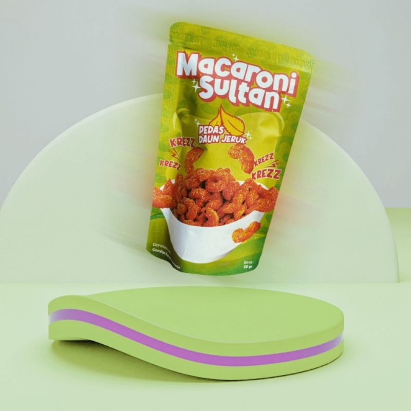 

makaroni sultan rasa pedas daun jeruk ( cekelin)