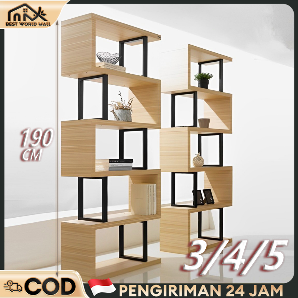 Rak Buku Susun Rak Buku Dinding Rak Multifungsi Minimalis Rak Sudut Ruang Tamu Mewah Rak Buku Susun 