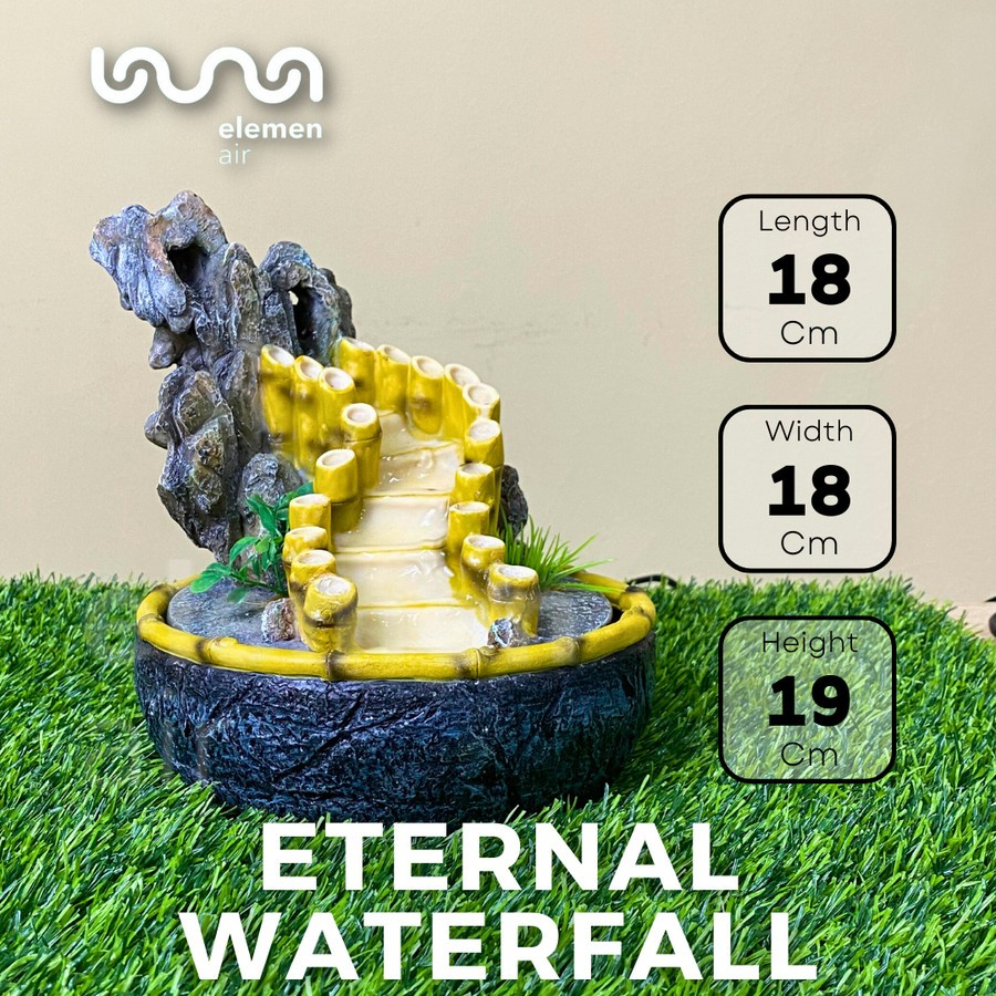 Hiasan Rumah Air Mengalir Tangga Bambu Estetik