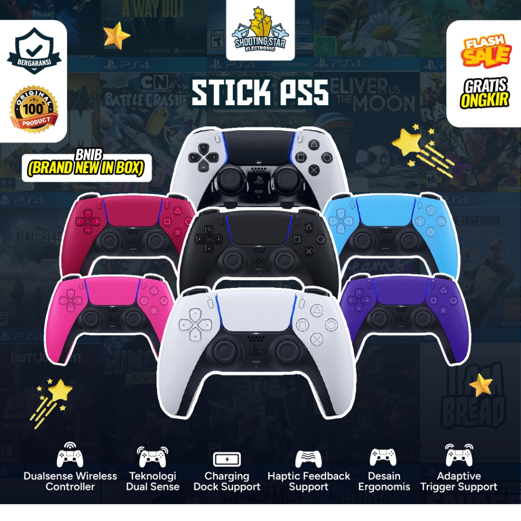 Stik PS5 Stick ORI MESIN SECOND GARANSI 1 BULAN