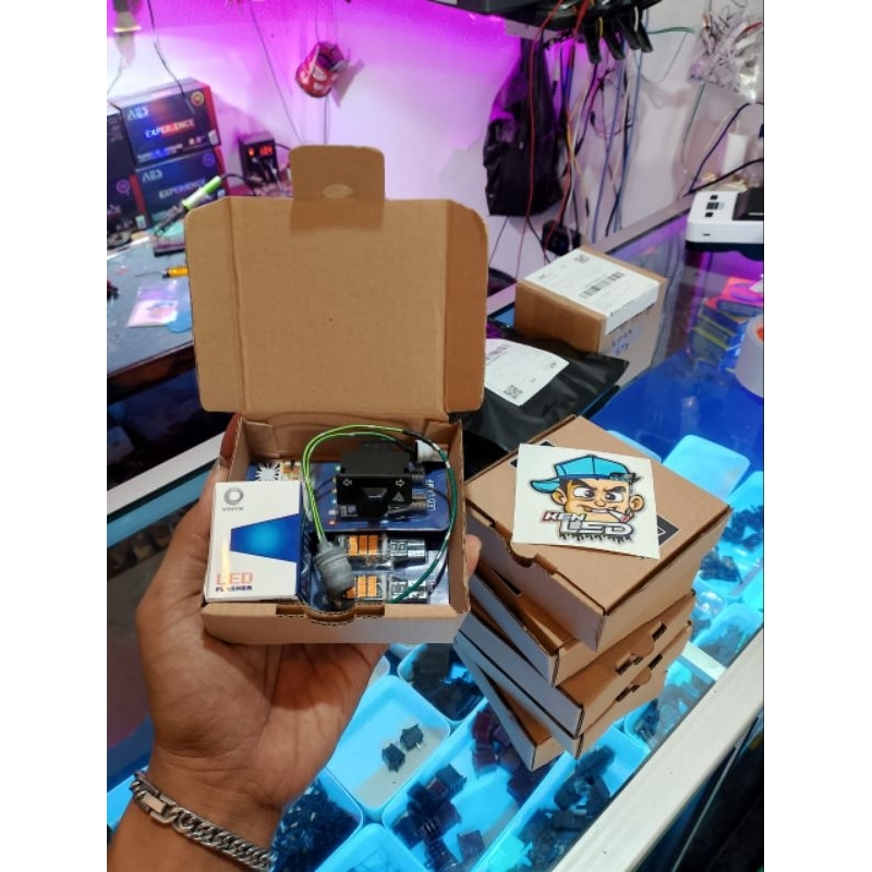 paket lampu sein LED beat karbu beat fi