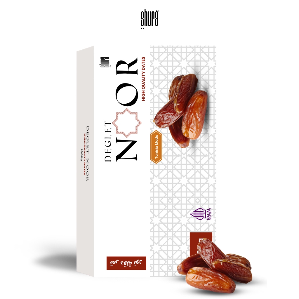 

Shura Kurma Tunisia Madu 1kg Deglet Noor Honey Premium Original High Quality