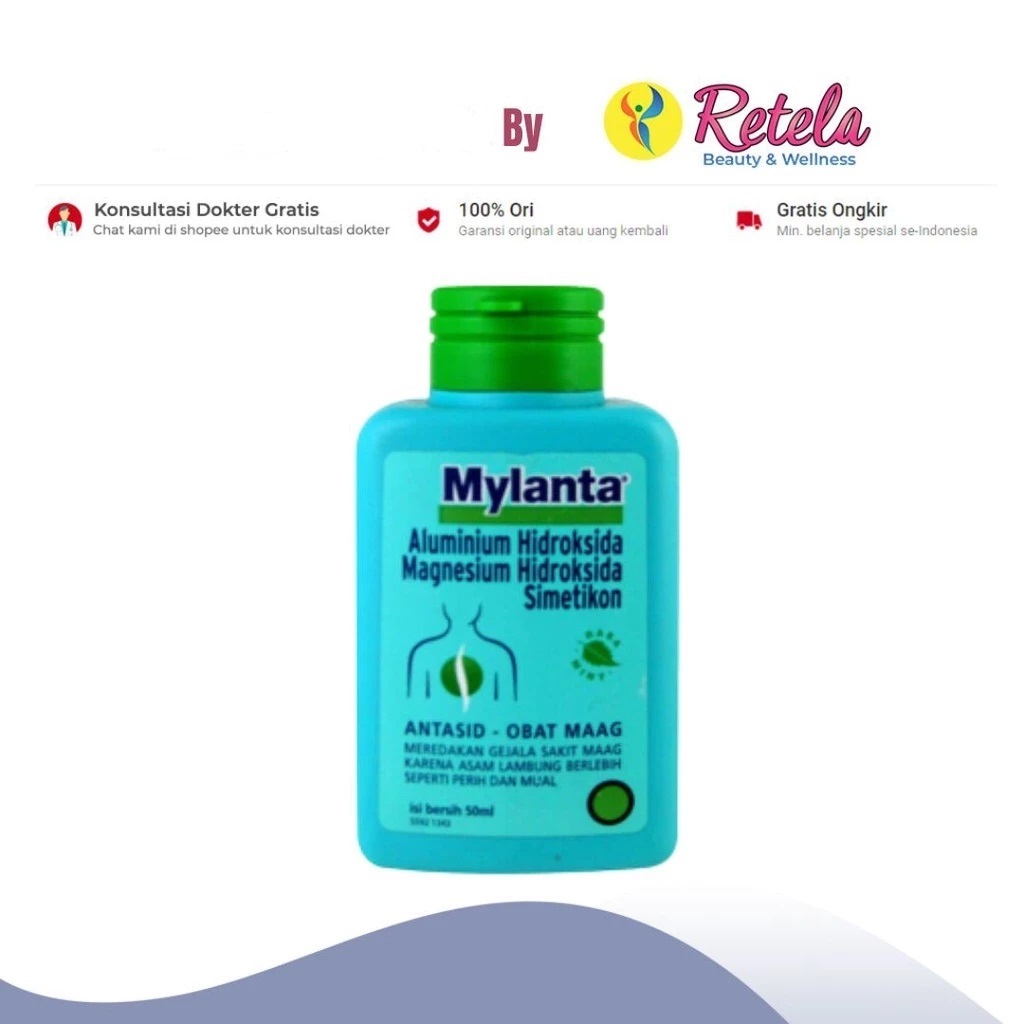 

Mylanta Syrup 150ml/maagh/nyeri uluh hati/tukak lambung