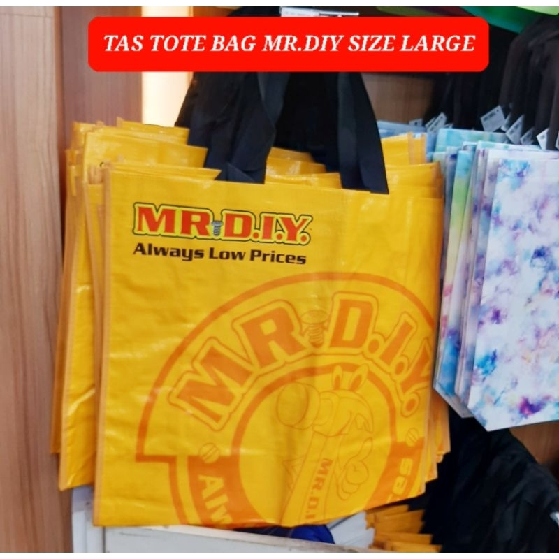 tote bag Mr.DIY tas shopping bag mr.diy