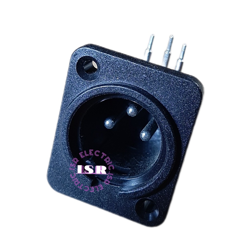 SOKET CANNON BODY, SOCKET INPUT XLR CANNON MALE