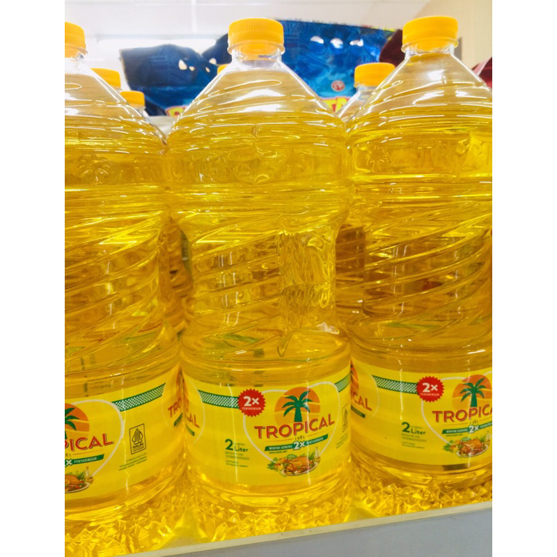 

2liter minyak goreng tropical