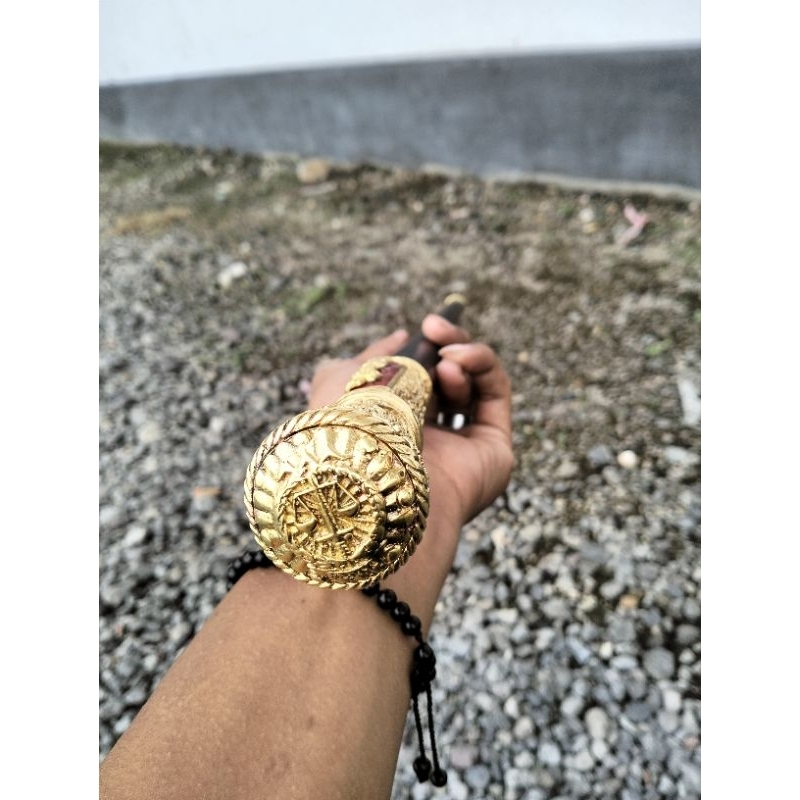 tongkat komando berornamen Wesi kuning super untuk kejaksaan