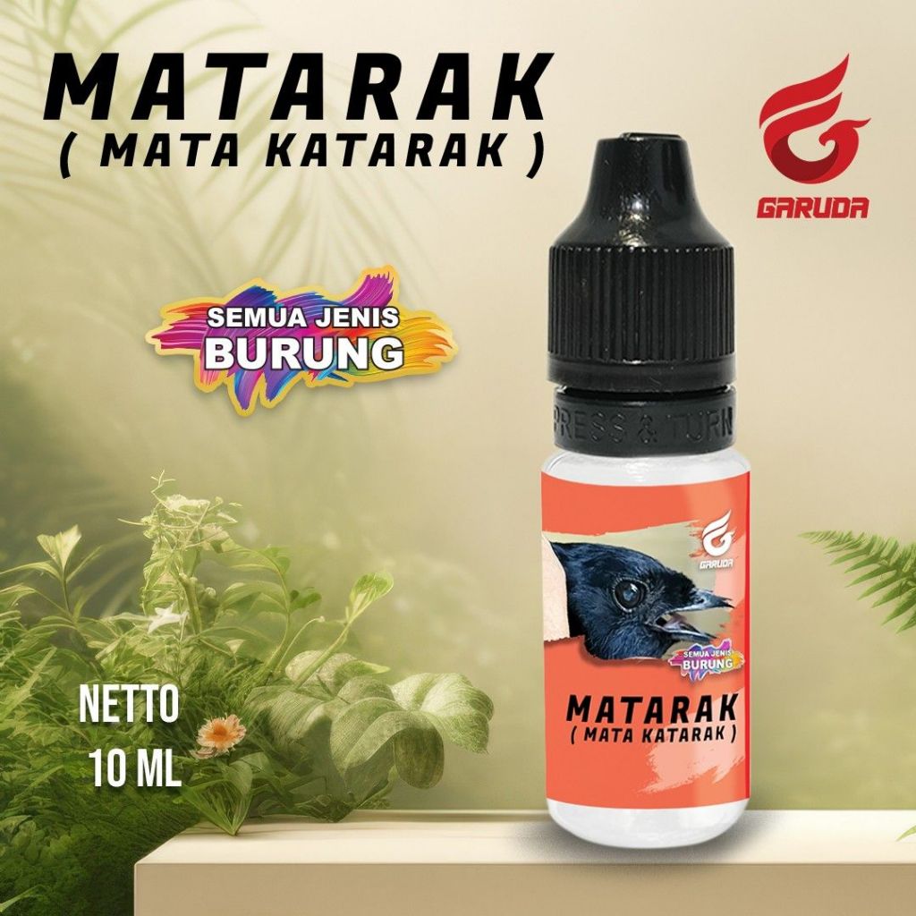 OBAT KATARAK BURUNG | MATA NITIK PUTIH | MATA KATARAK BURUNG | GARUDA MATARAK 10 ML