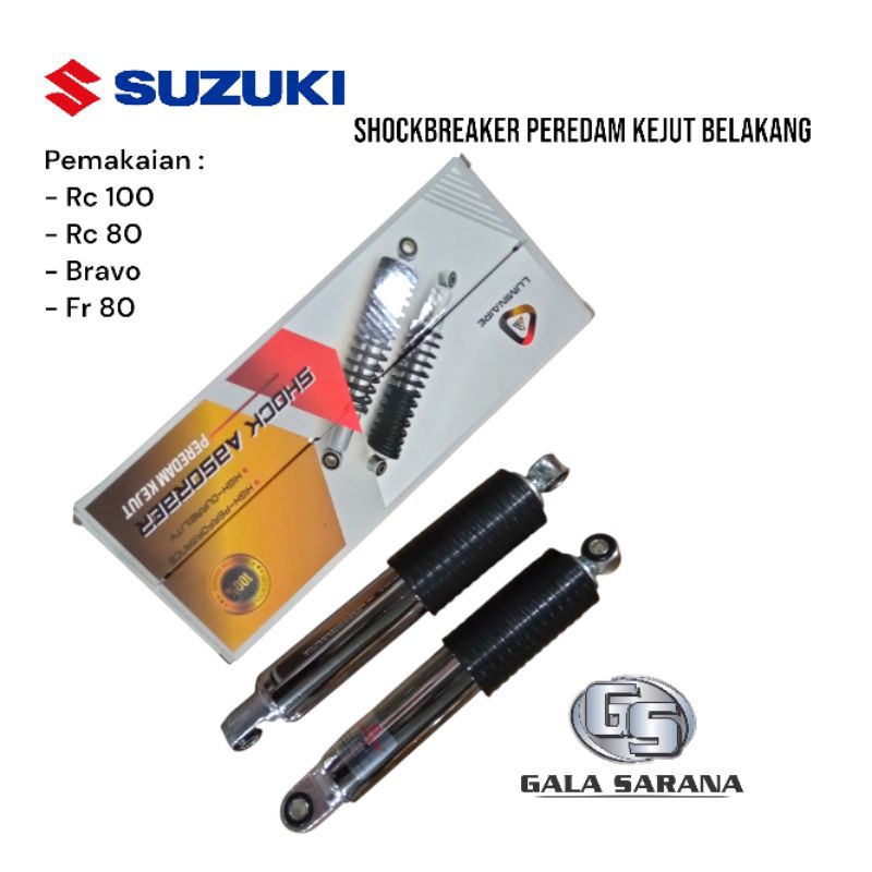 shocbreaker shock belakang Suzuki Rc100 rc 80 fr 80 bravo