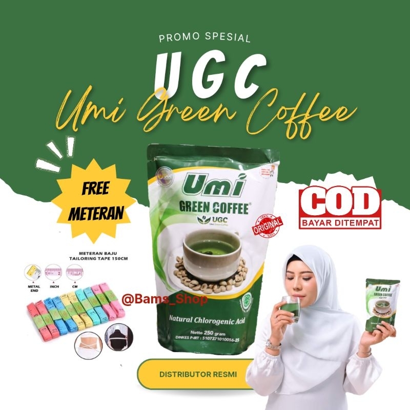 

UGC Umi Green Coffee Kopi Hijau Pelangsing Herbal 250 gram