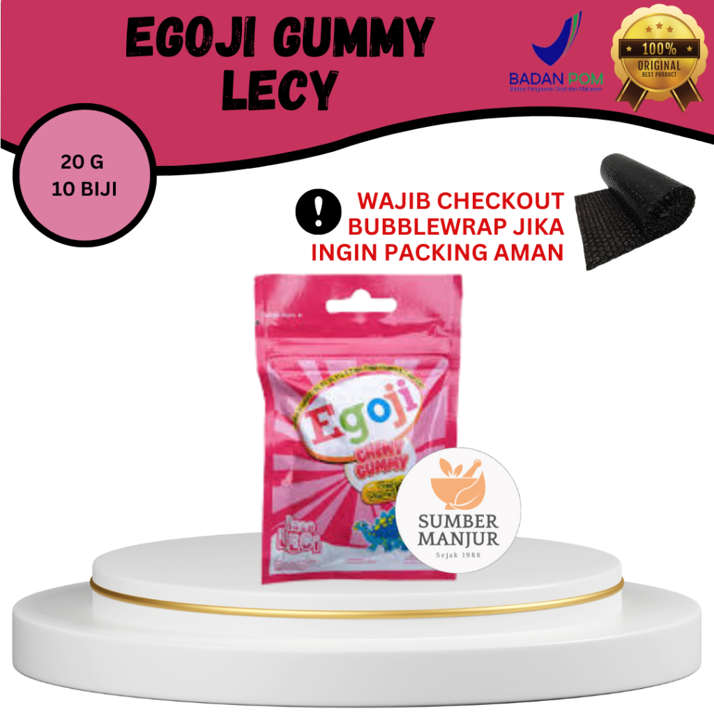 

EGOJI GUMMY LECI 25G ISI 10