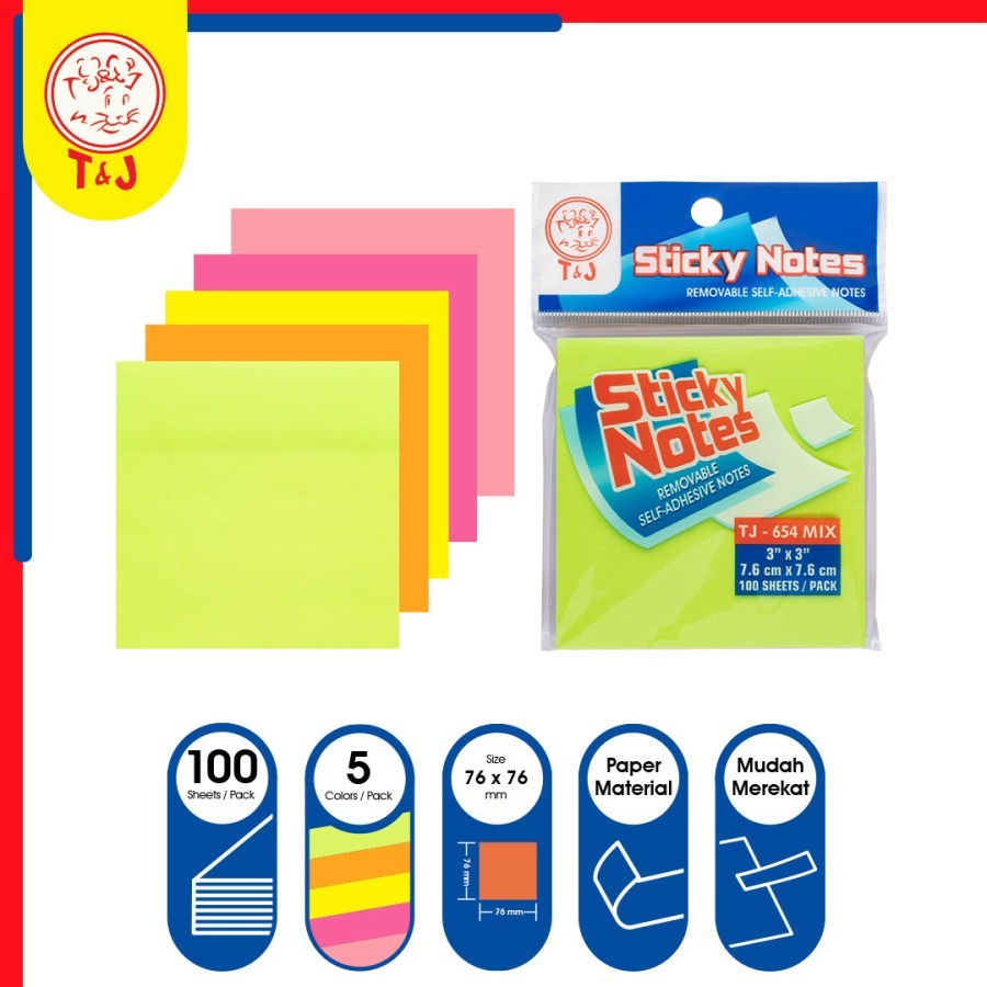 

Sticky Notes TJ - 654 Mix