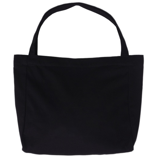 Tote Bag Bahan Canvas Tas Selempang Belanja Multifungsi Simple "Polos" Hitam AMC88 Putih Cream AMC89