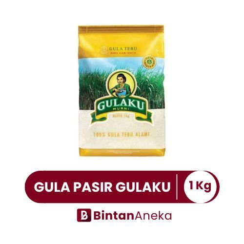 

Gula Pasir Gulaku Kuning 1kg / Gula Kristal Gulaku