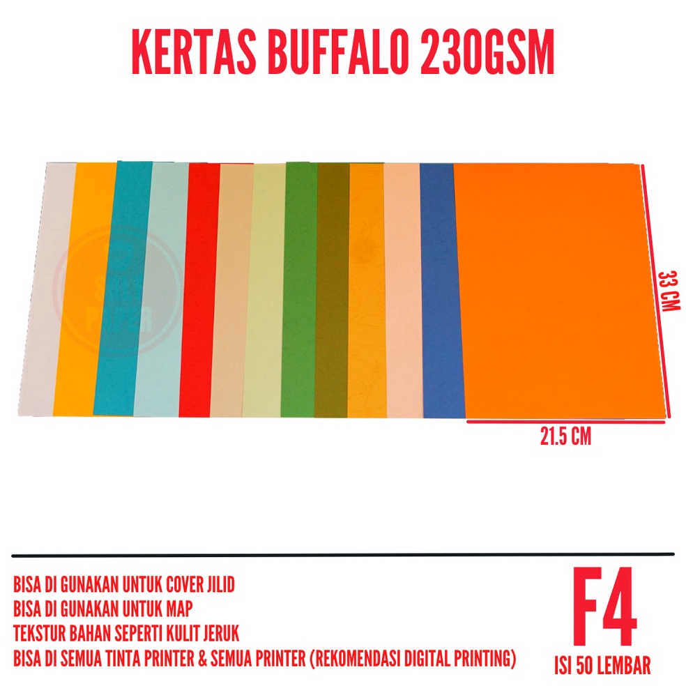 

KODE KN8D Karton Buffalo F4 isi 5 lembar Kertas Jilid F4