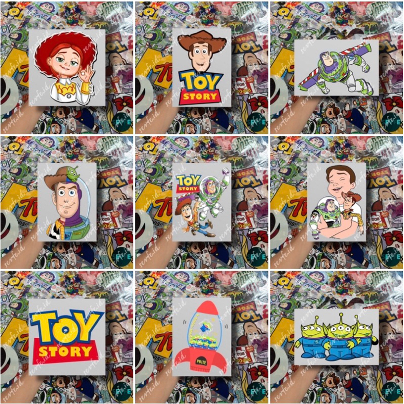 

Stiker DTF Sablon Setrika Sablon Stiker TOY STORY