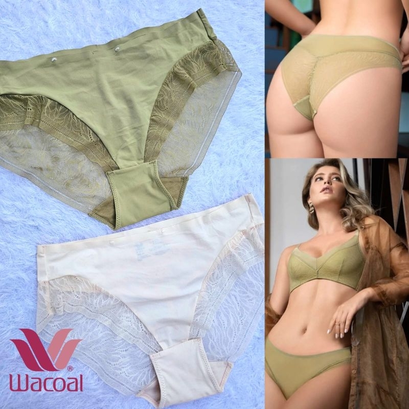 PANTY WACOAL MIDI COOL ELASTIS CELANA DALAM WANITA LACE RENDA ip 4514 ip4514 CD k189
