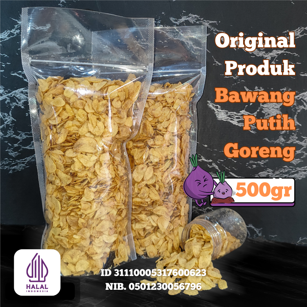 

Bawang Putih Goreng 500gr - Eca Bawang