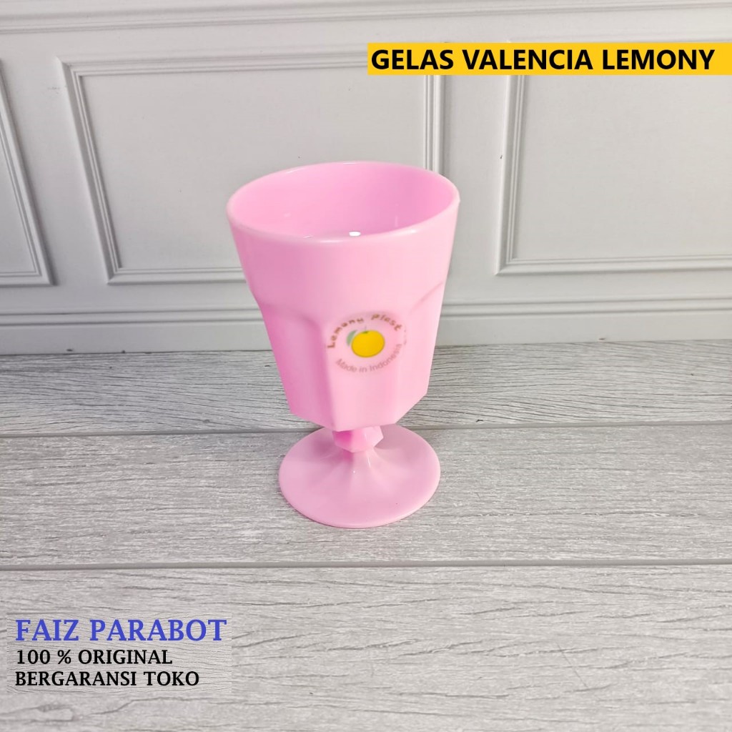 Gelas Minum Sloki Plastik Valencia Lemony