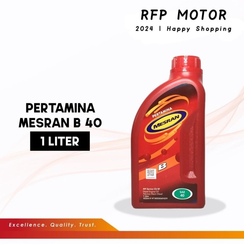 Oli mesin diesel MESRAN B 40 1L