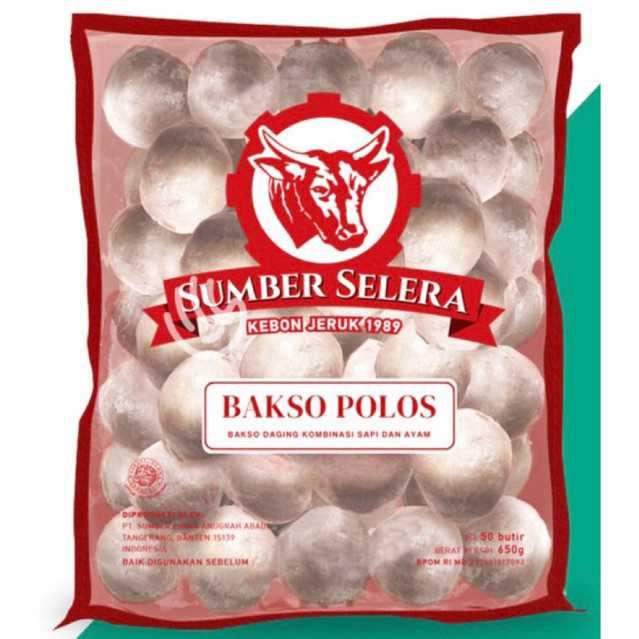 

Bakso Sapi Sumber Selera Polos isi 50butir. Siap saji dan 100% HALAL