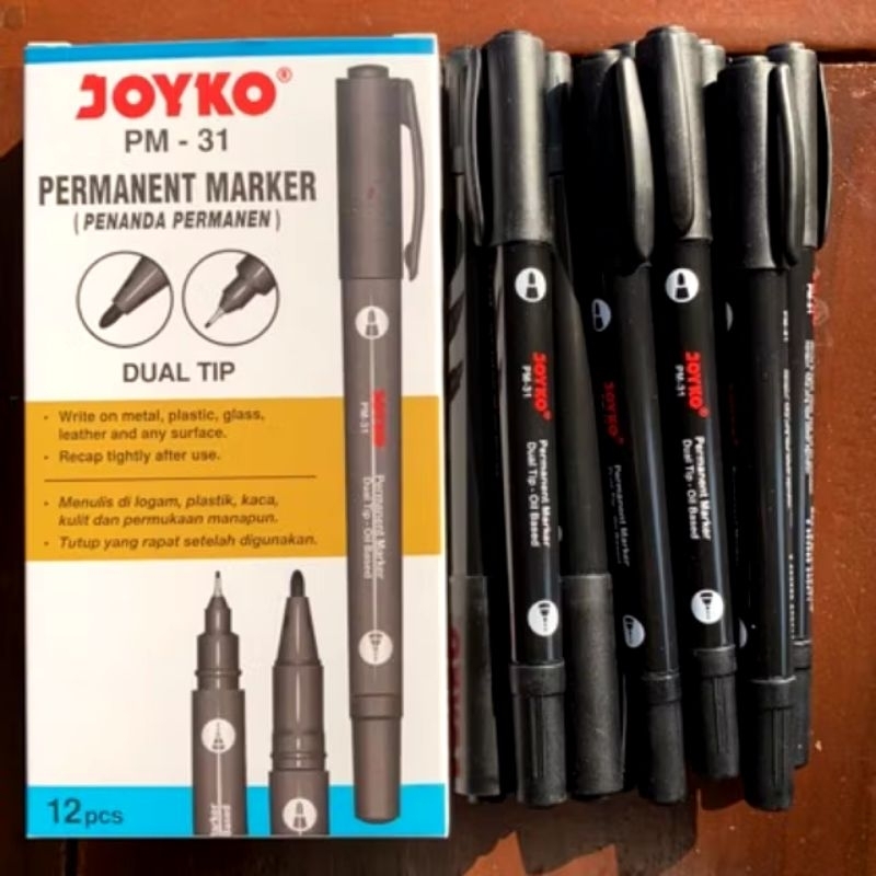 

Spidol dual tip joyko