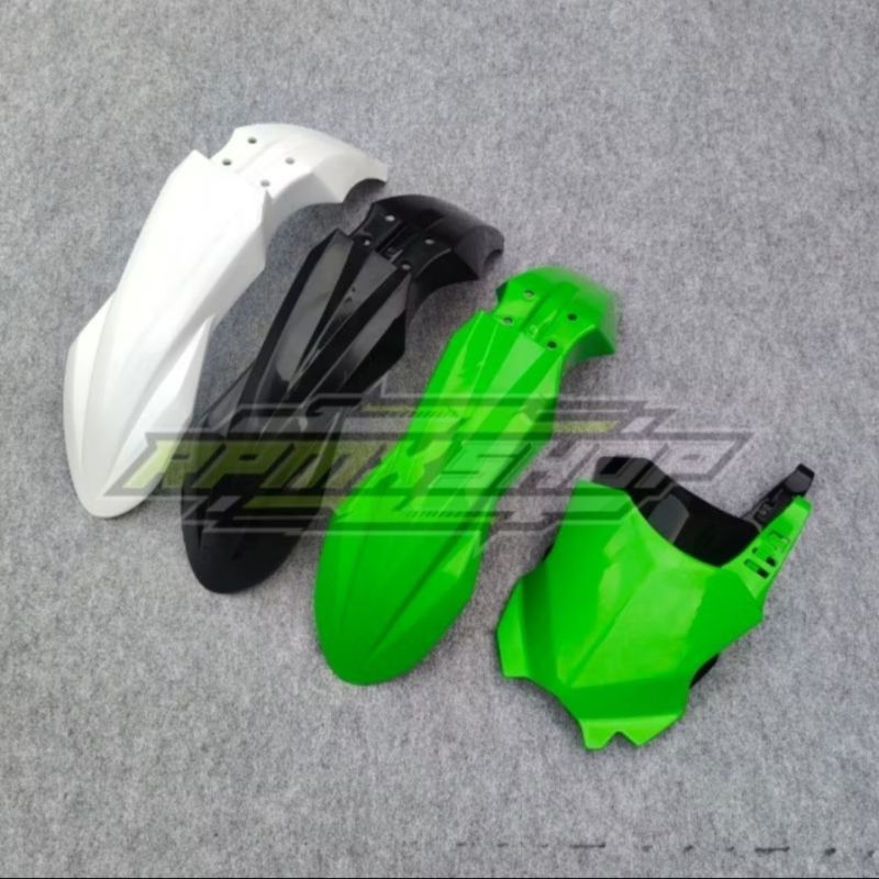 SPAKBOR DEPAN  kx 450 kx 250 dan papan nomer kx 450 SLEBOR DEPAN KX 250 COVER NOMER KX 250 PLAT NOMO