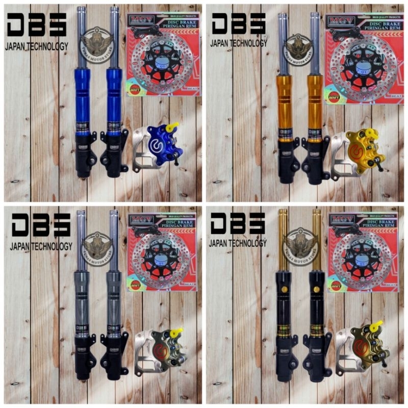 PAKETAN SHOCK DEPAN DBS VARIO125 BEAT MIO JUPITER FIZR NOVO PAKET SHOCK DEPAN DBS JUPITER MX FIZR SH