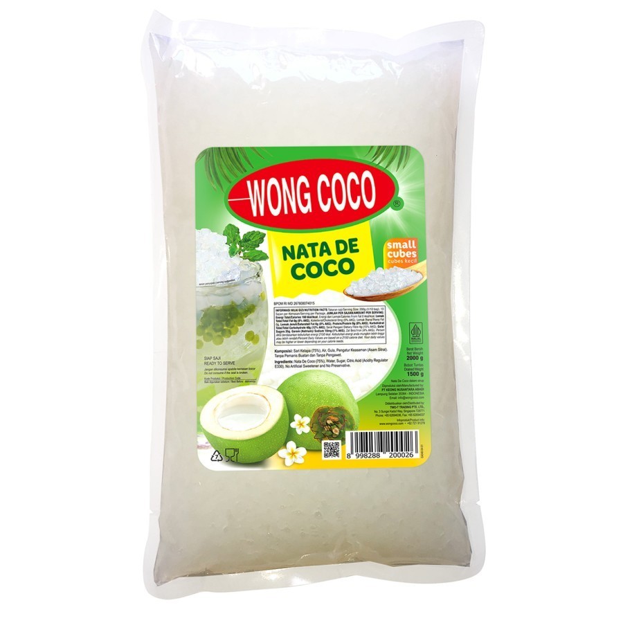 

Nata De Coco Small Wong Coco / Nata De Coco Kecil Wong Coco 0.5 MM - 2 Kg