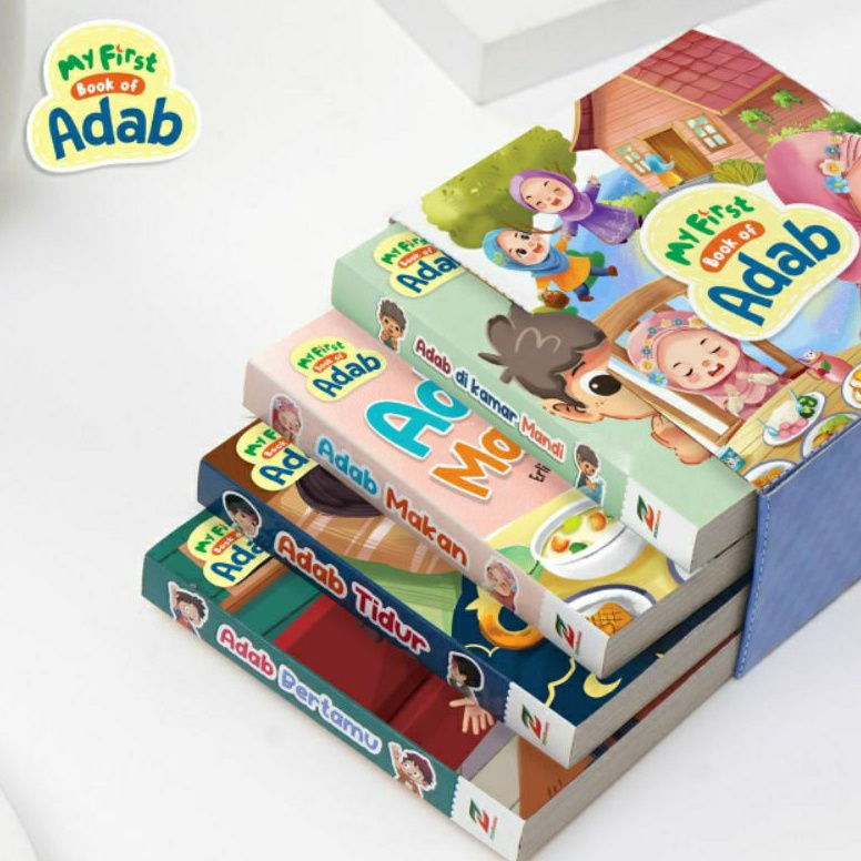KODE C64W Ready Stok My First Book Of Adab Board Book Buku Bayi  bulan 3 tahun Belajar Adab Islam