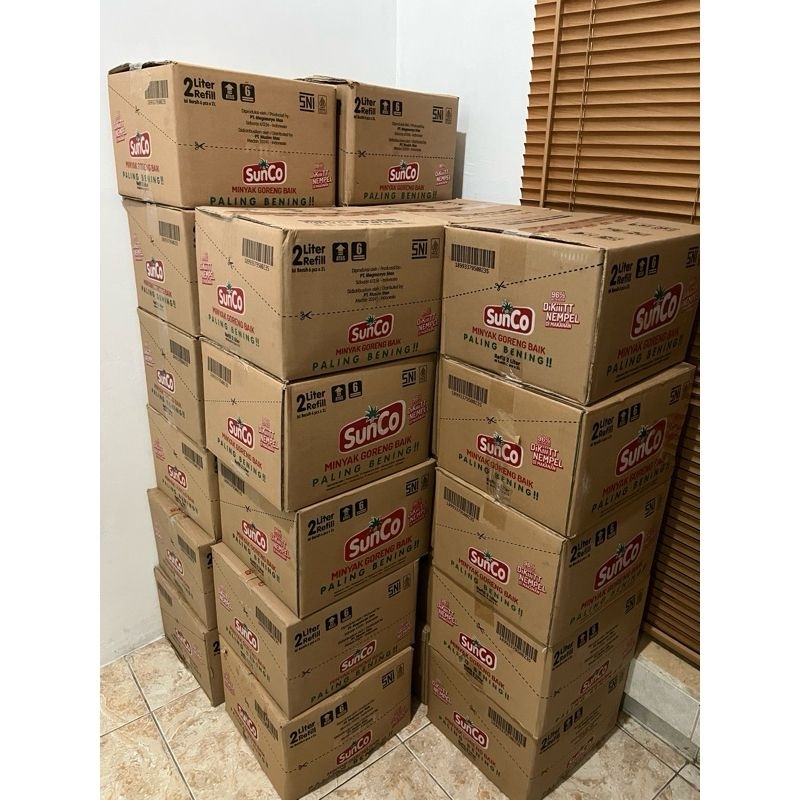 

[Khusus Kirim Instan] MINYAK GORENG SUNCO 2L 1Dus & 2Dus
