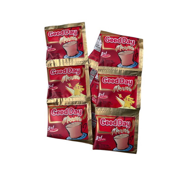 

Kopi Good Day Mocacinno 3in1 - ( 1 renceng / sachet )
