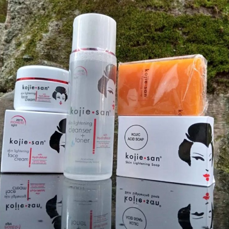 Top Update Paket Kojisan Kojie san 3 in 1 Face Lightening Cream toner 1 ml  sabun 65 gr Original 1