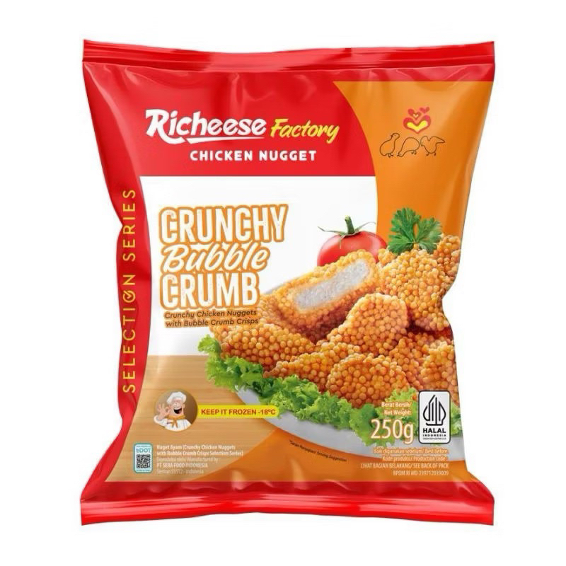 

Nugget Richeese Bubble Crumb 250 gr