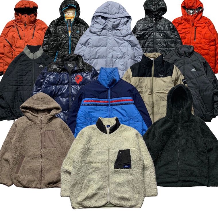 KODE C59A PUFFER JAKET  BULU ANGSA  DOWN JAKET  SHERPA POLAR OUTDOOR