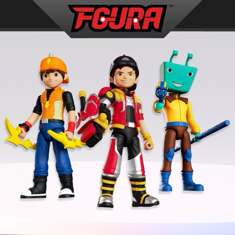 FGURA BOBOIBOY COLLECTOR'S BOX : Beliung Sori Solar Thorn Frostfire Blaze Ice Limited Stockreadystoc