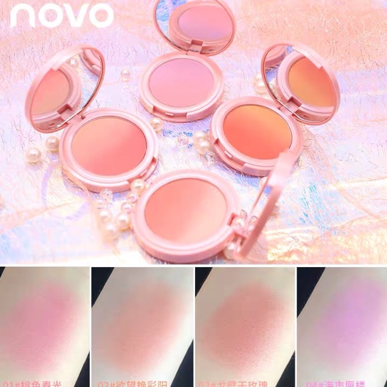 Penjualan Terlaris Novo Perona Pipi BPOM FOCALLURE COLOR MIX FACE MINERAL PIGMENT BLUSHER BLUSH POWD