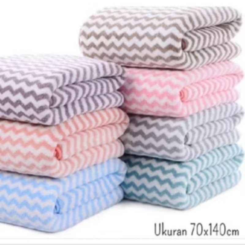 Handuk Mandi Salur / Handuk Mandi Xinjuyuan / Handuk Mandi motif garis