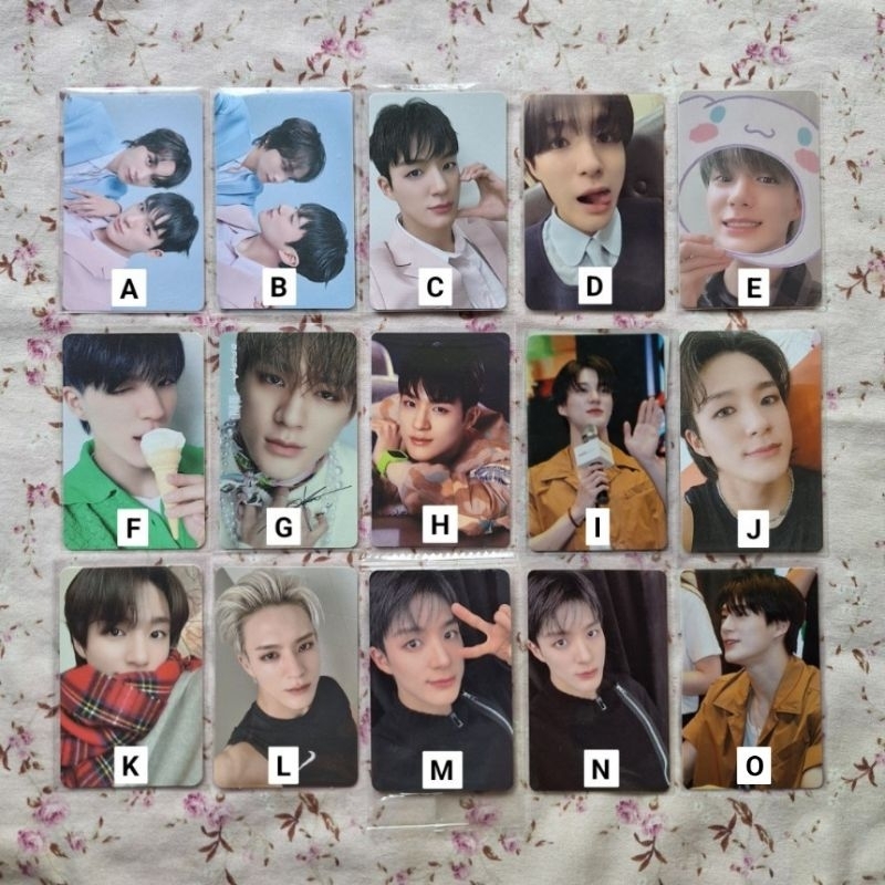 Official photocard jeno gym soundwave lucky draw istj nct dream, jeno starriver istj nct dream, jeno