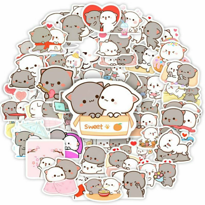 

Stiker Pack cute Stiker Kawaii Stiker Kucing Lucu Aesthetic - Stiker High Quality, Stiker Aesthetic Stiker Laptop Stiker Helm Stiker Tumblr Stiker HP, Aksesoris Hp , Anti Air