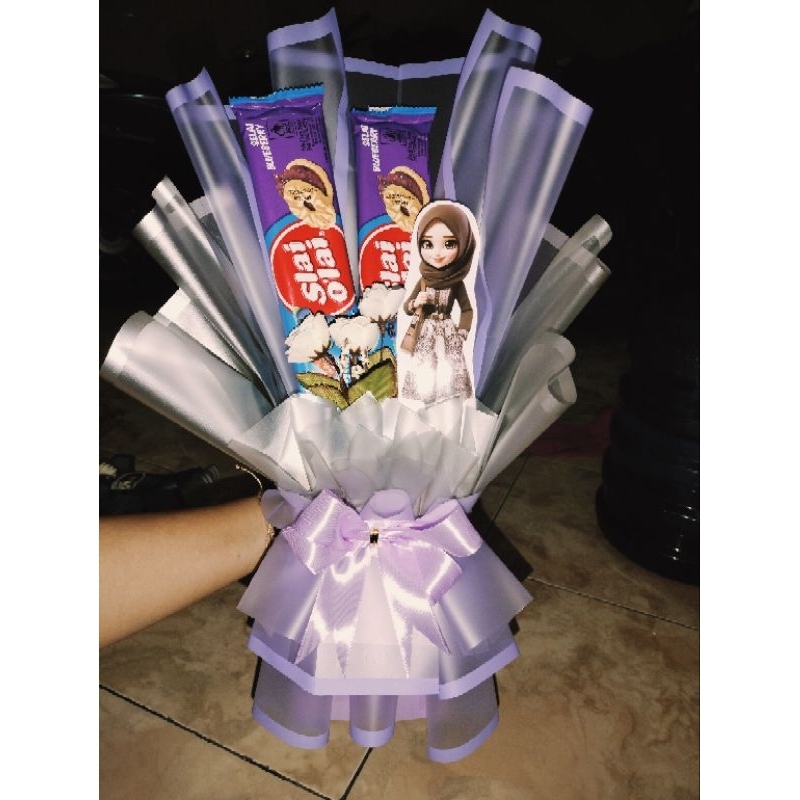 Buket mini/Buket uang/Buket bunga/Buket snack