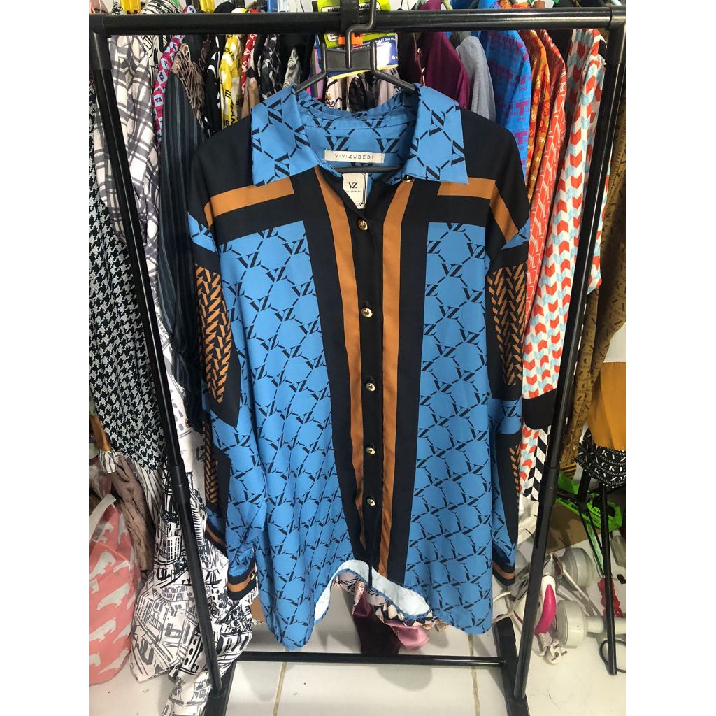 preloved top vivi zubedi monoline uk L-XL deffect