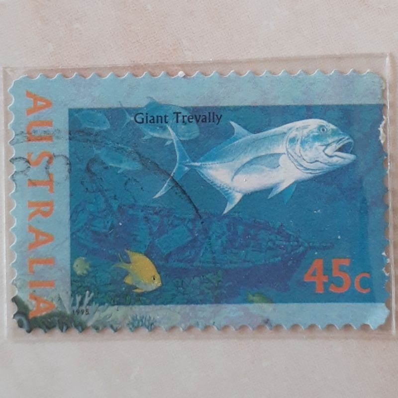 

Perangko Australia Marine Life (Giant Trevally (Caranx ignobilis)) Tahun 1995
