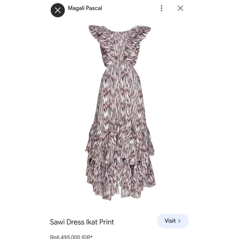 MAGALI PASCAL SAWI IKAT DRESS