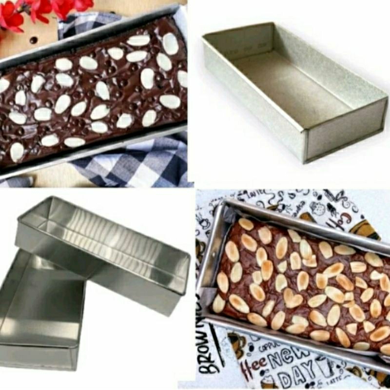 loyang brownies/loyang brownies persegi panjang/loyang cake brownies/ loyang brownies alumunium